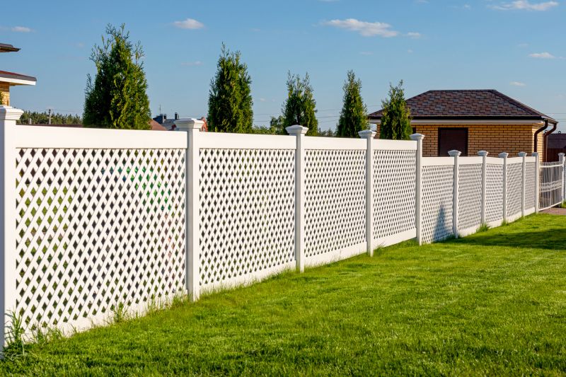 Pvc Lattice Fence Installation in Pearland, TX