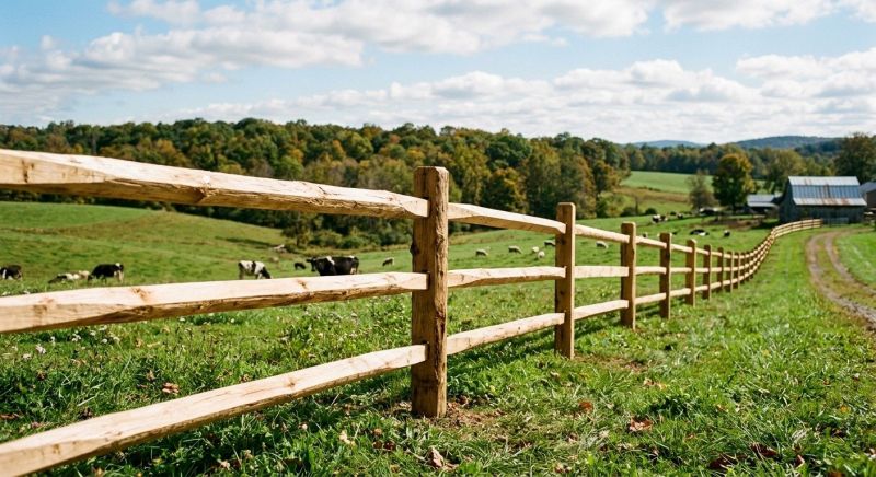 Rail Fence Construction in Roseville, CA
