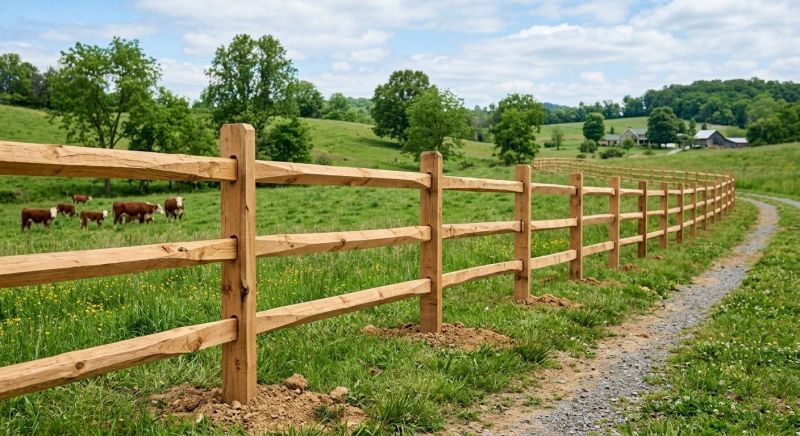 Rail Fence Replacement in Sacramento, CA