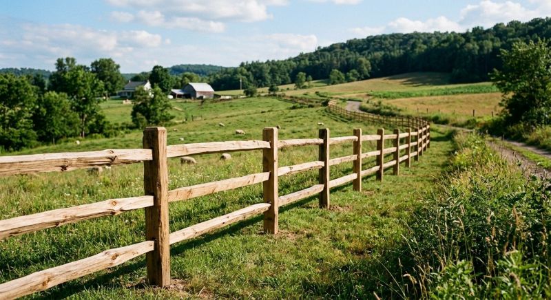 Rail Fence Replacement in Pearland, TX