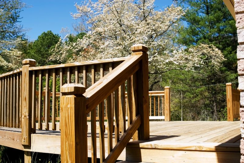 Redwood Deck Installation in Norwalk, CT