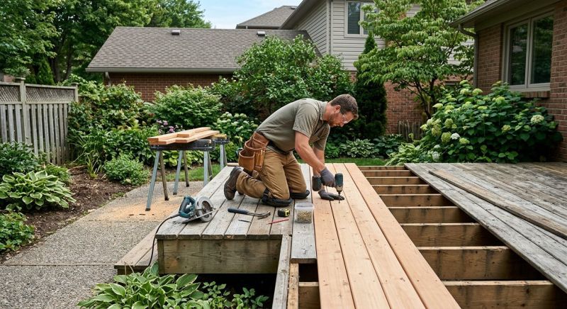 Redwood Deck Repair in Redmond, WA