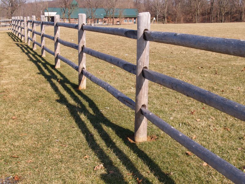 Rustic Fence Installation in Roseville, CA