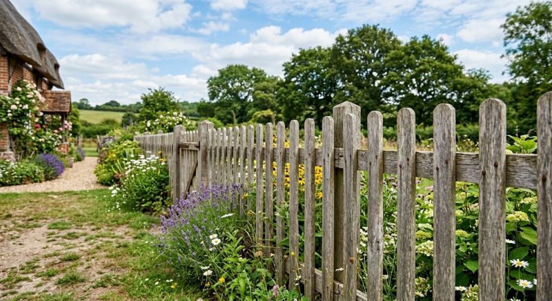 Rustic Fence Installation in Roseville, CA