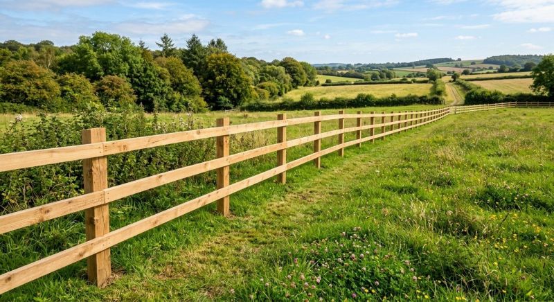 Split Rail Fence Installation in Roseville, CA