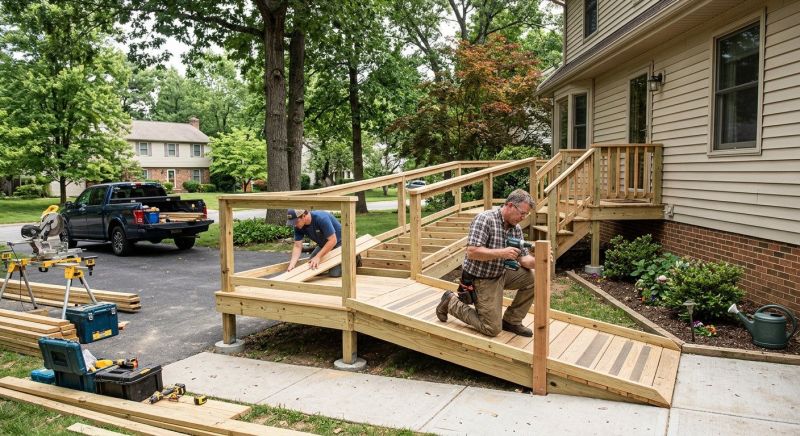 Stair Ramp Construction in Wilmington, NC