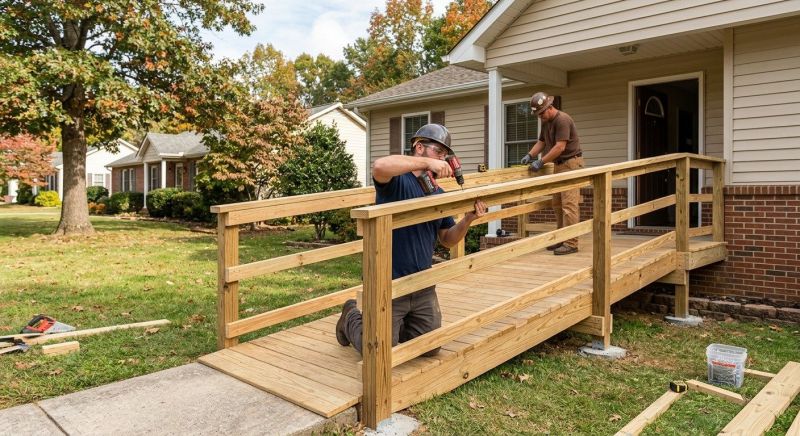 Stair Ramp Construction in Wilmington, NC