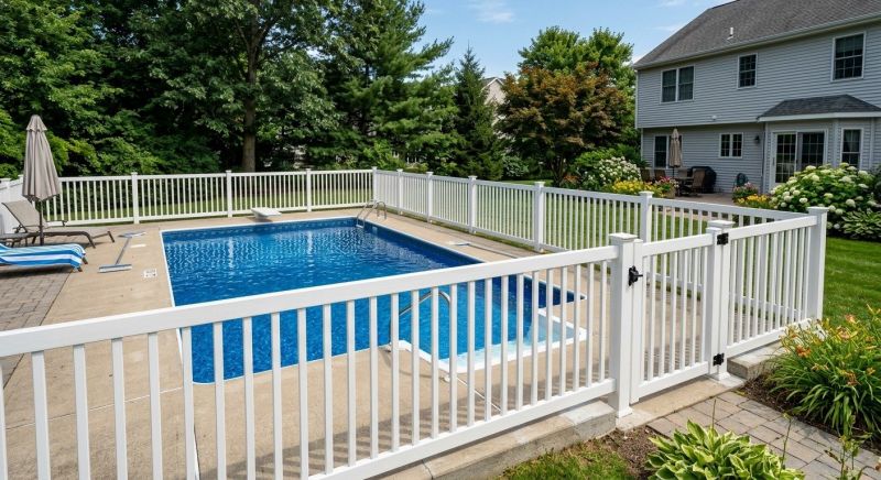 Vinyl Pool Fence Installation in South Houston, TX