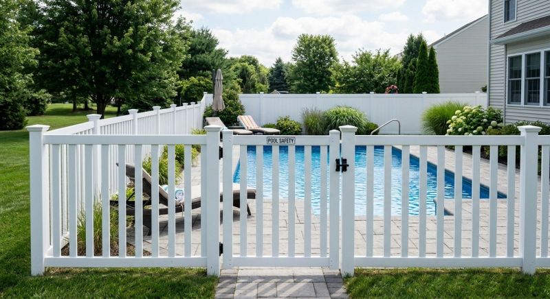 Vinyl Pool Fence Installation in Kansas City, MO