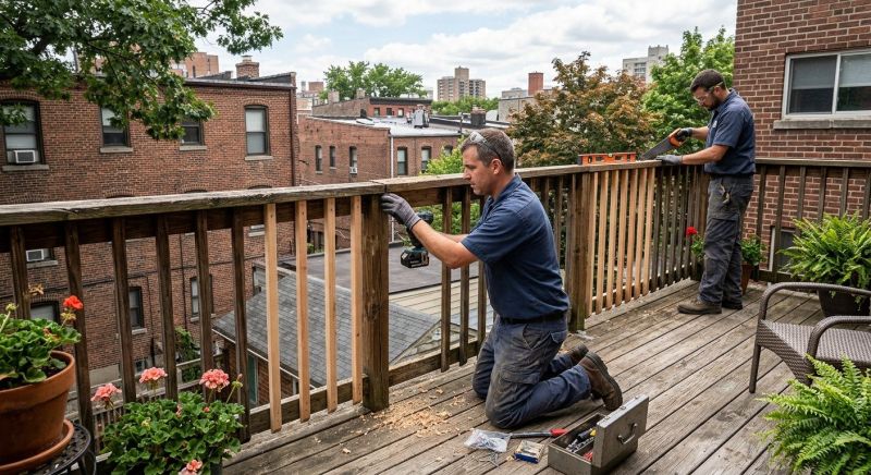 Wood Balcony Repair in Seattle, WA