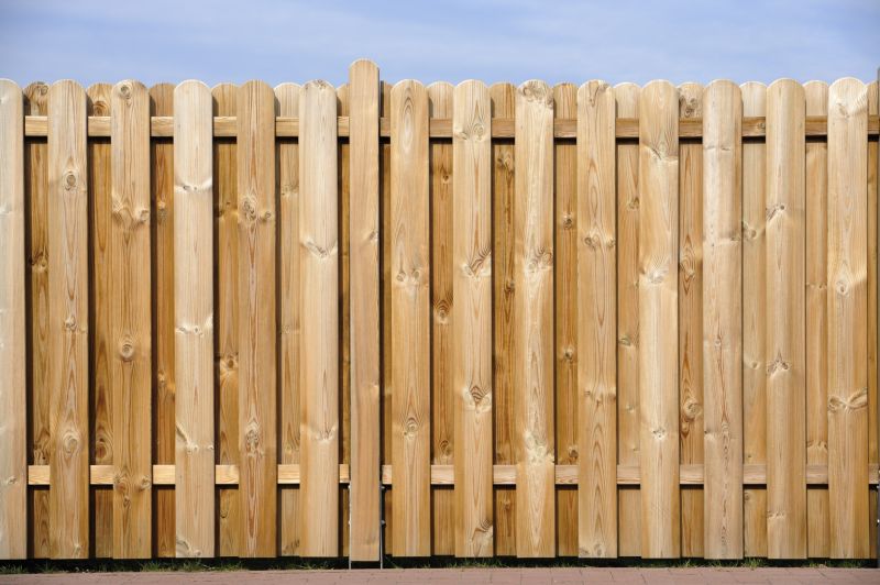 Wood Plank Fence Installation in Pearland, TX