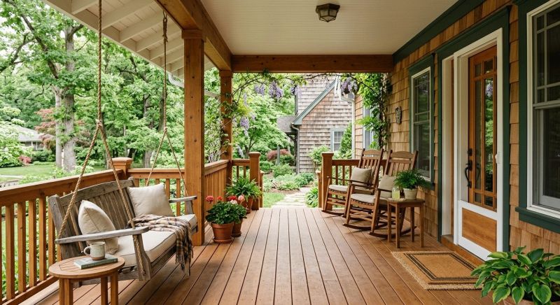 Wood Porch Construction in Stamford, CT