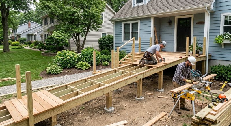 Wood Ramp Construction in Kansas City, KS