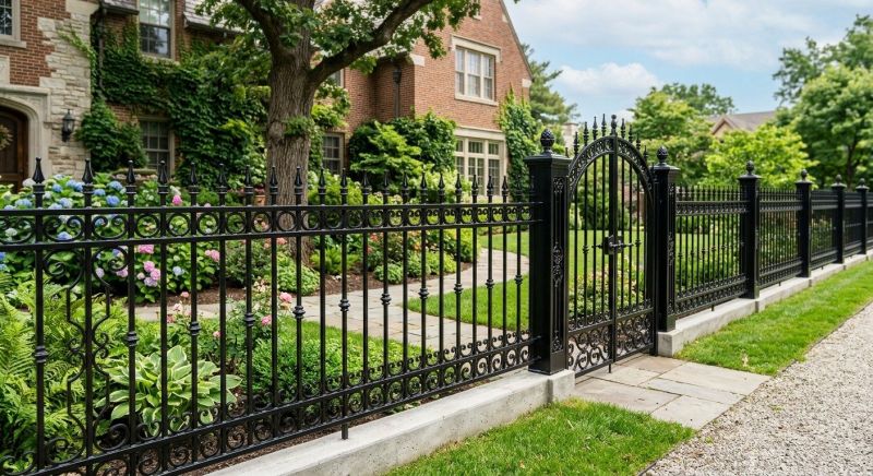 Wrought Iron Gate Installation in Alpharetta, GA