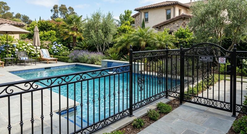 Wrought Iron Gate Installation in Alpharetta, GA